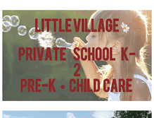 Tablet Screenshot of littlevillagepreschool.net